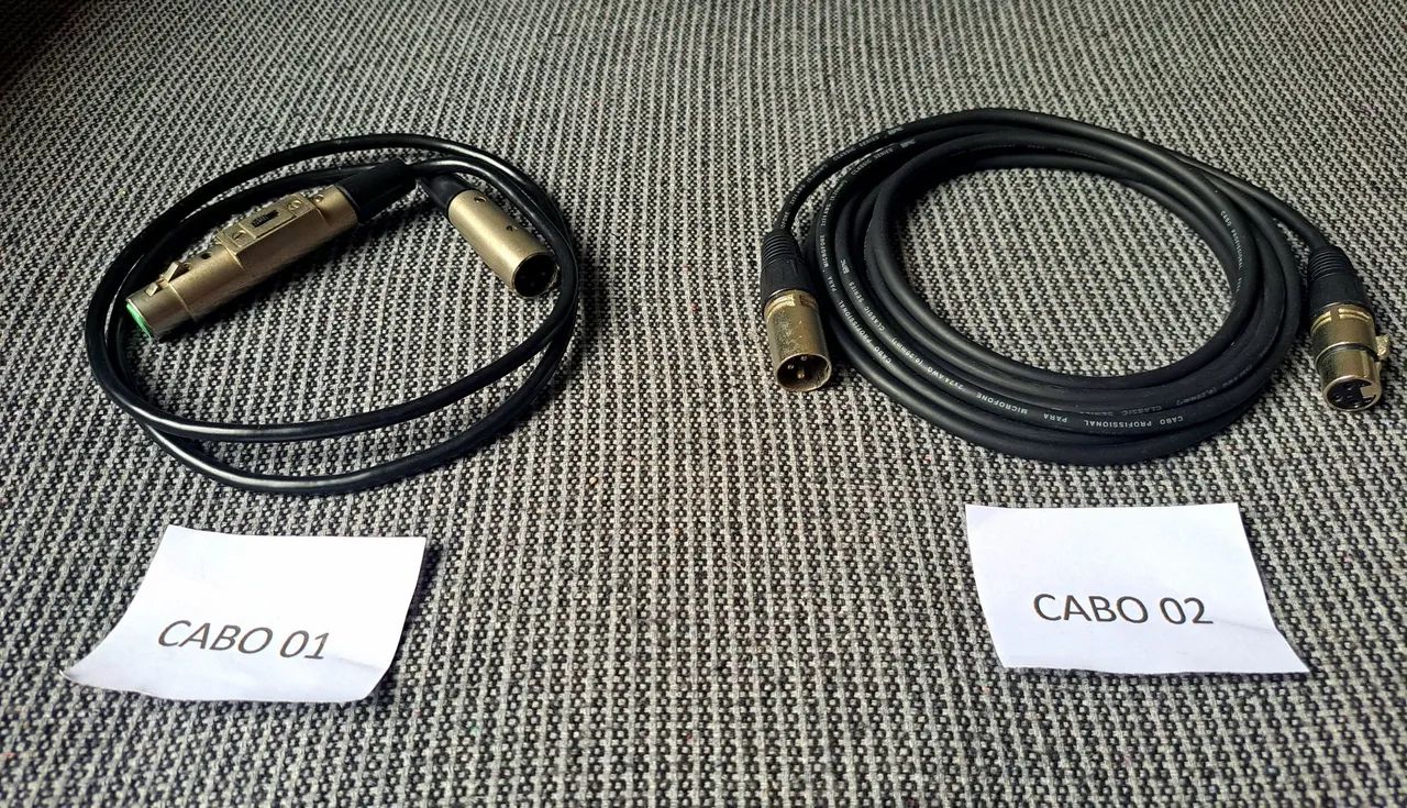 Cabos xlr em otimas condições! - Foto 3