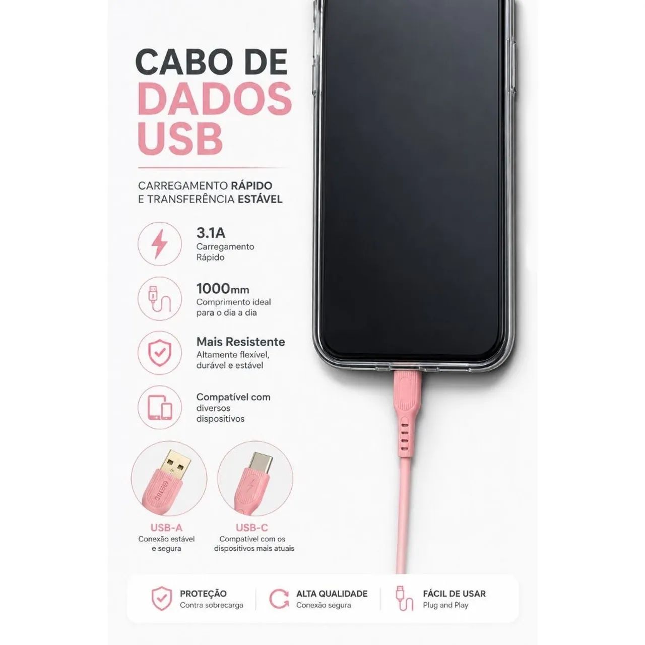 Cabos USB TIPO C - Foto 3