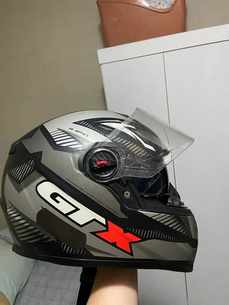 CAPACETE FW3 COM ÓCULOS INTERNO E INTERCOMUNICADOR - Foto 3