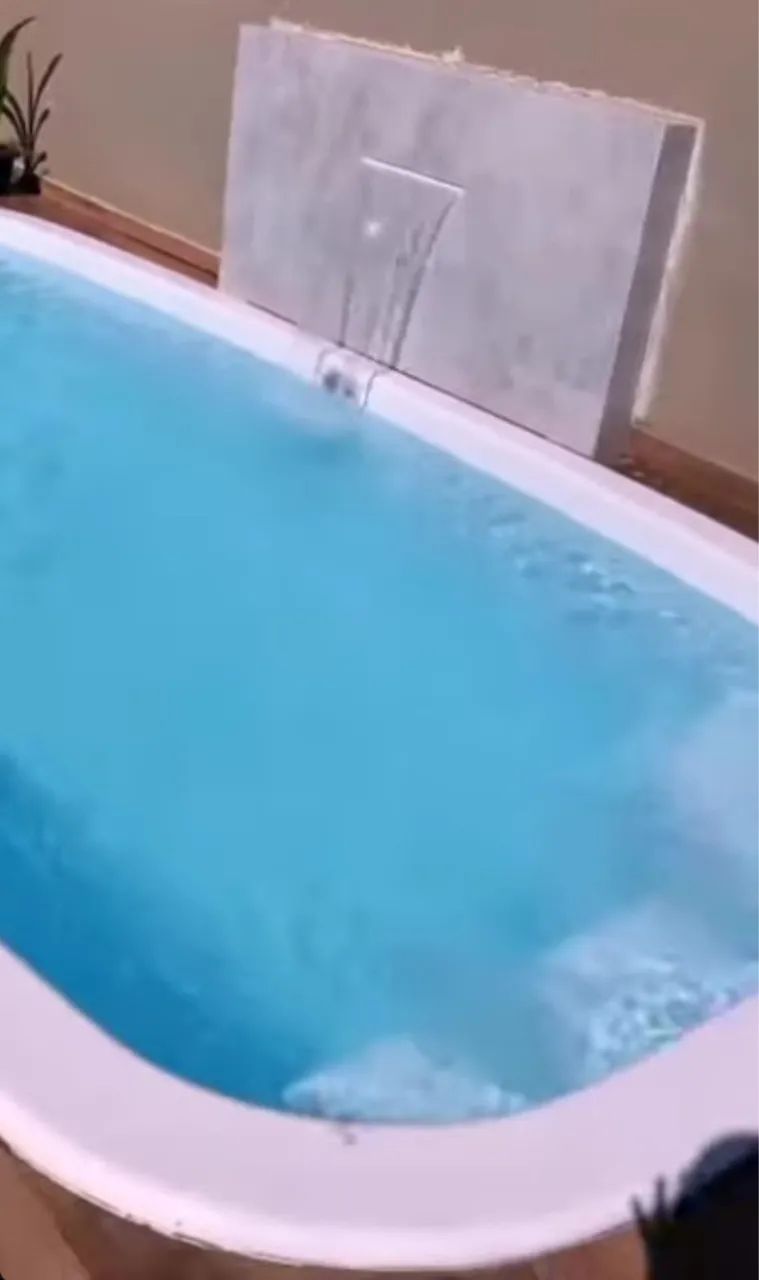 Vendo piscina branca completa nova  - Foto 4