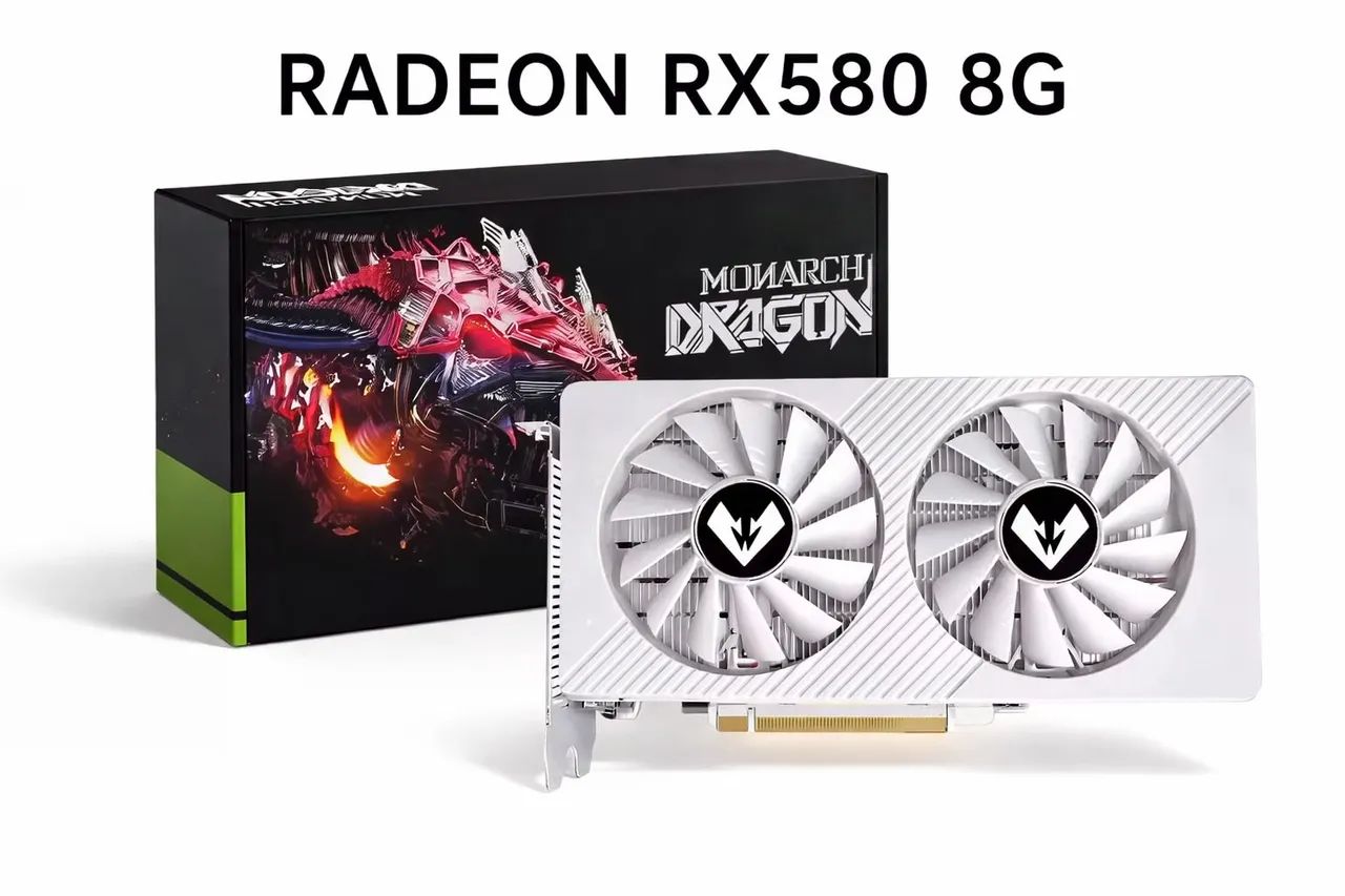 Placa de vídeo RX 580 ML 2048SP 8GB 256BITS Nova com garantia