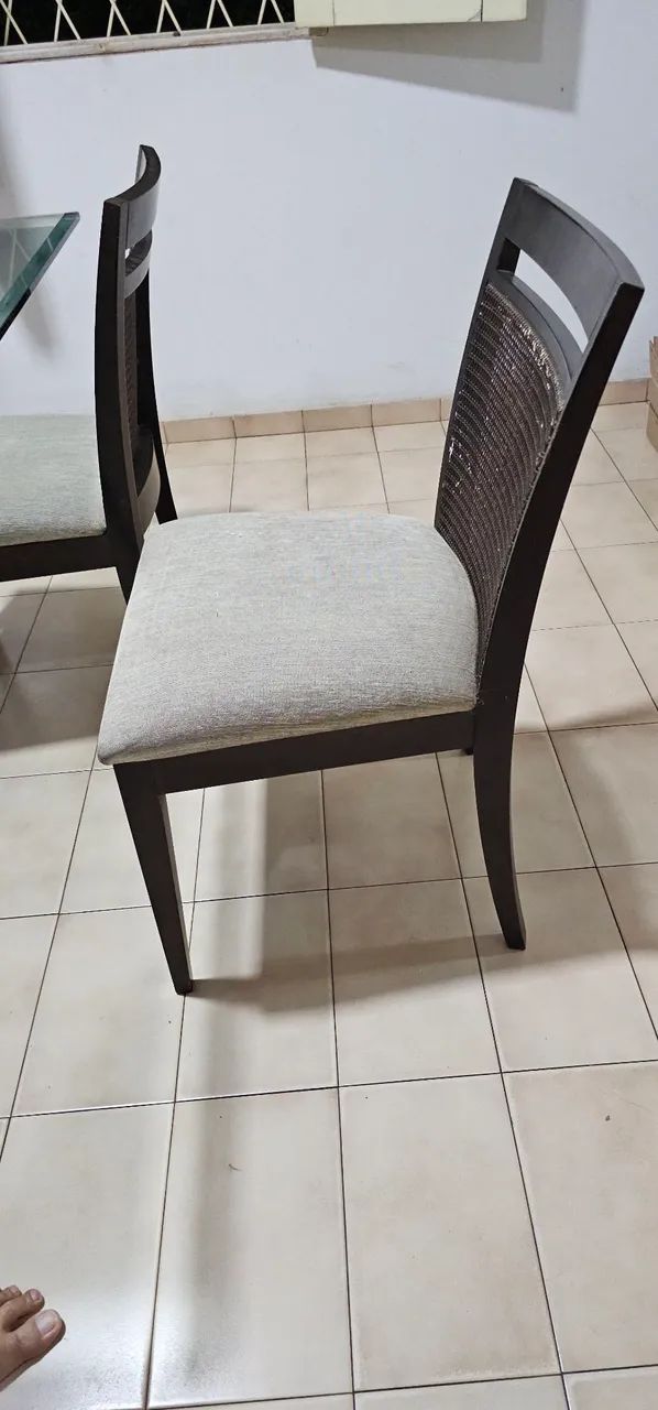 Mesa de vidro quadrada - Foto 4