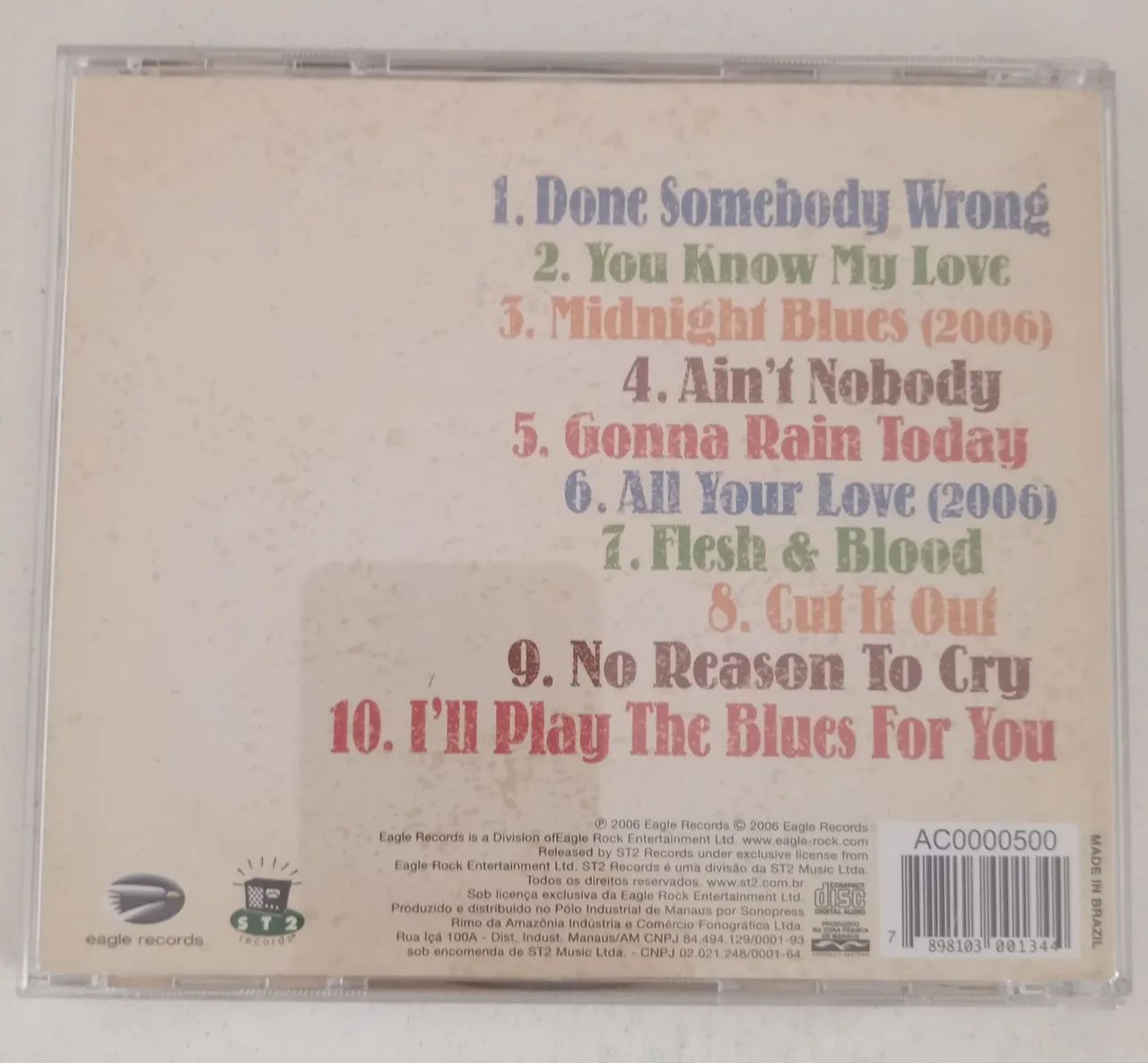 Cd Gary Moore - Old New Ballads Blues - Foto 3