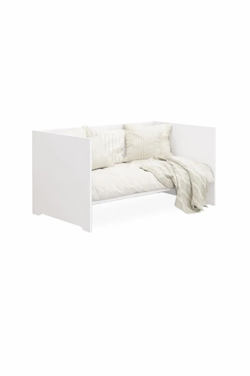 Berço 4 em 1 Reller Branco Acetinado + Colchão - Excelente Estado - Foto 3