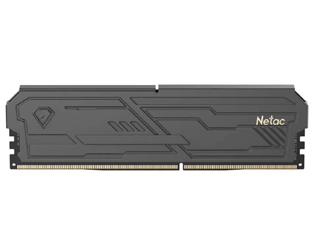 Memória RAM Gamer Netac DDR4 16GB (2x8GB) 3200Mhz CL16 Preta