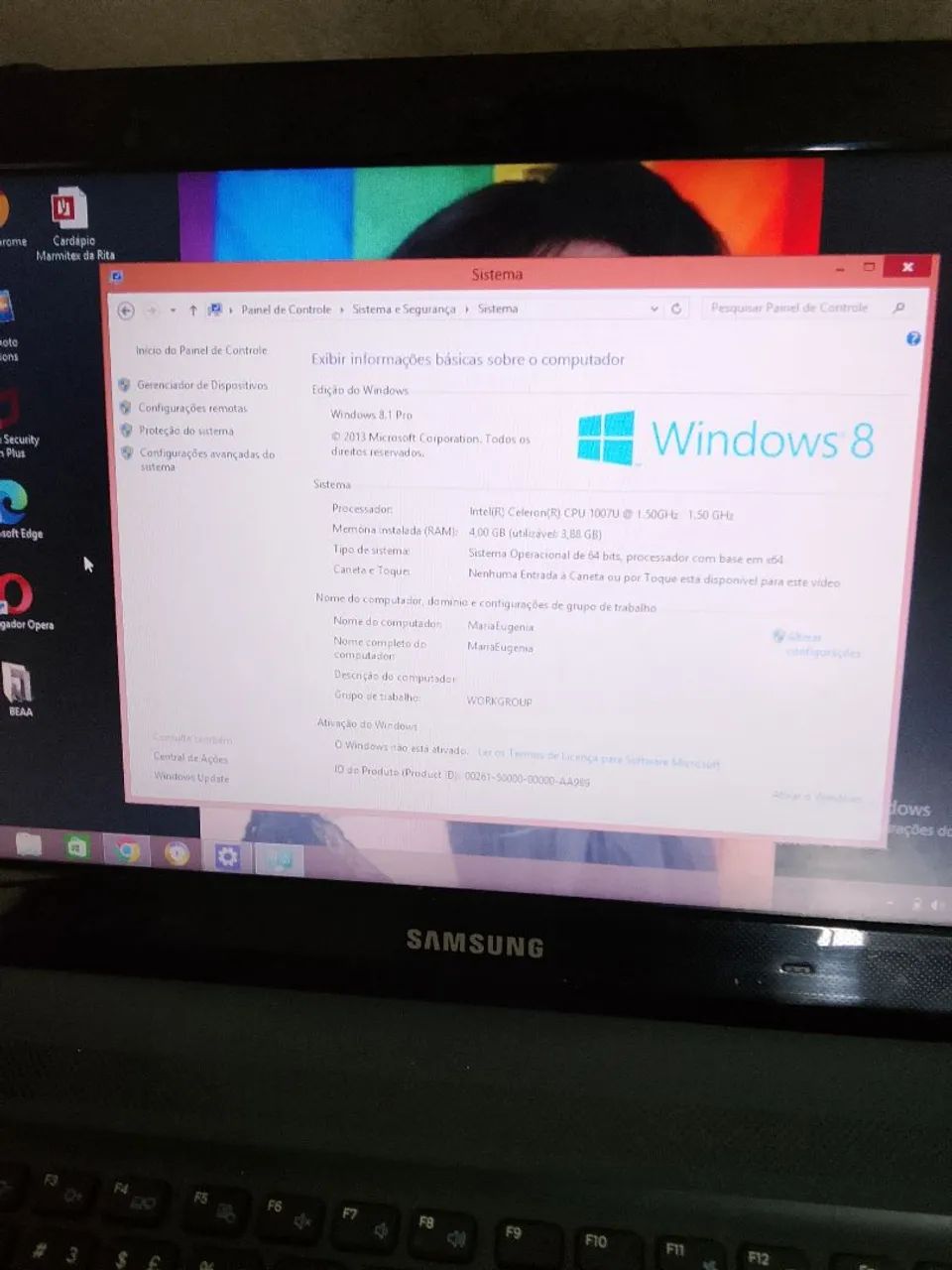 Notebook Samsung ano 2014 8.1 - Foto 5