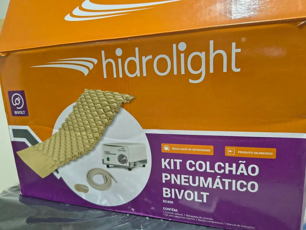 Colchão pnelmatico e almofada Coccix - Foto 4