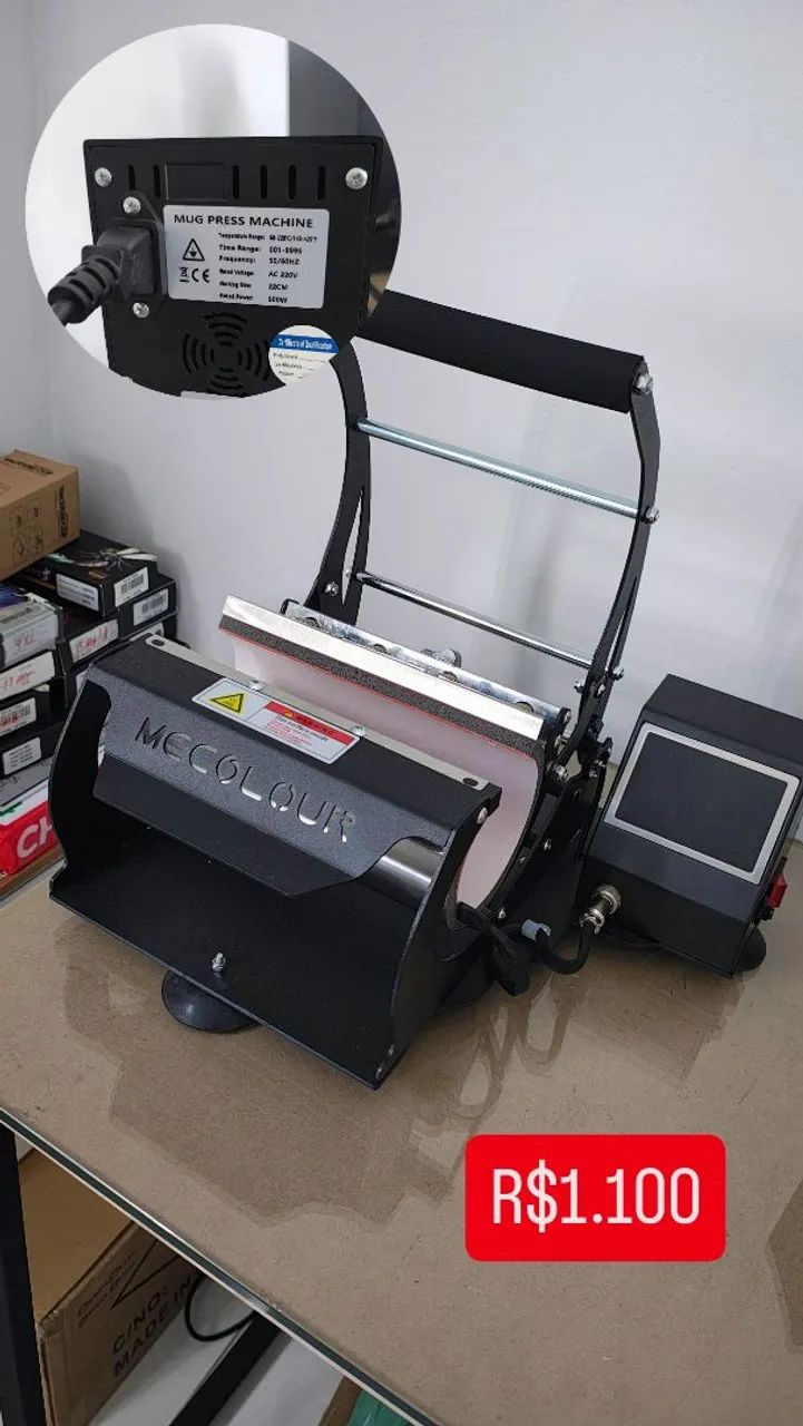Prensa Mecolour 22cm 220w