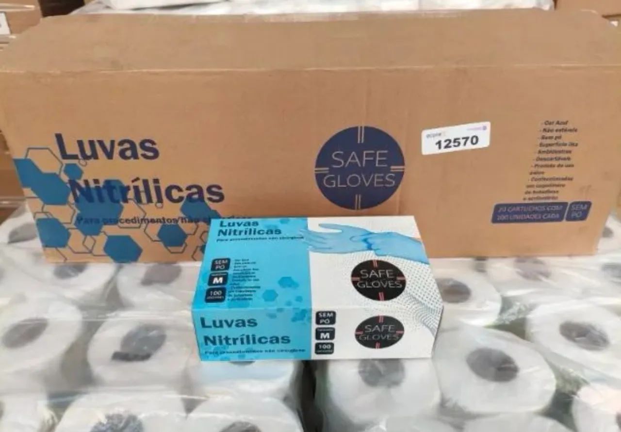 Luva Nitrilica M 