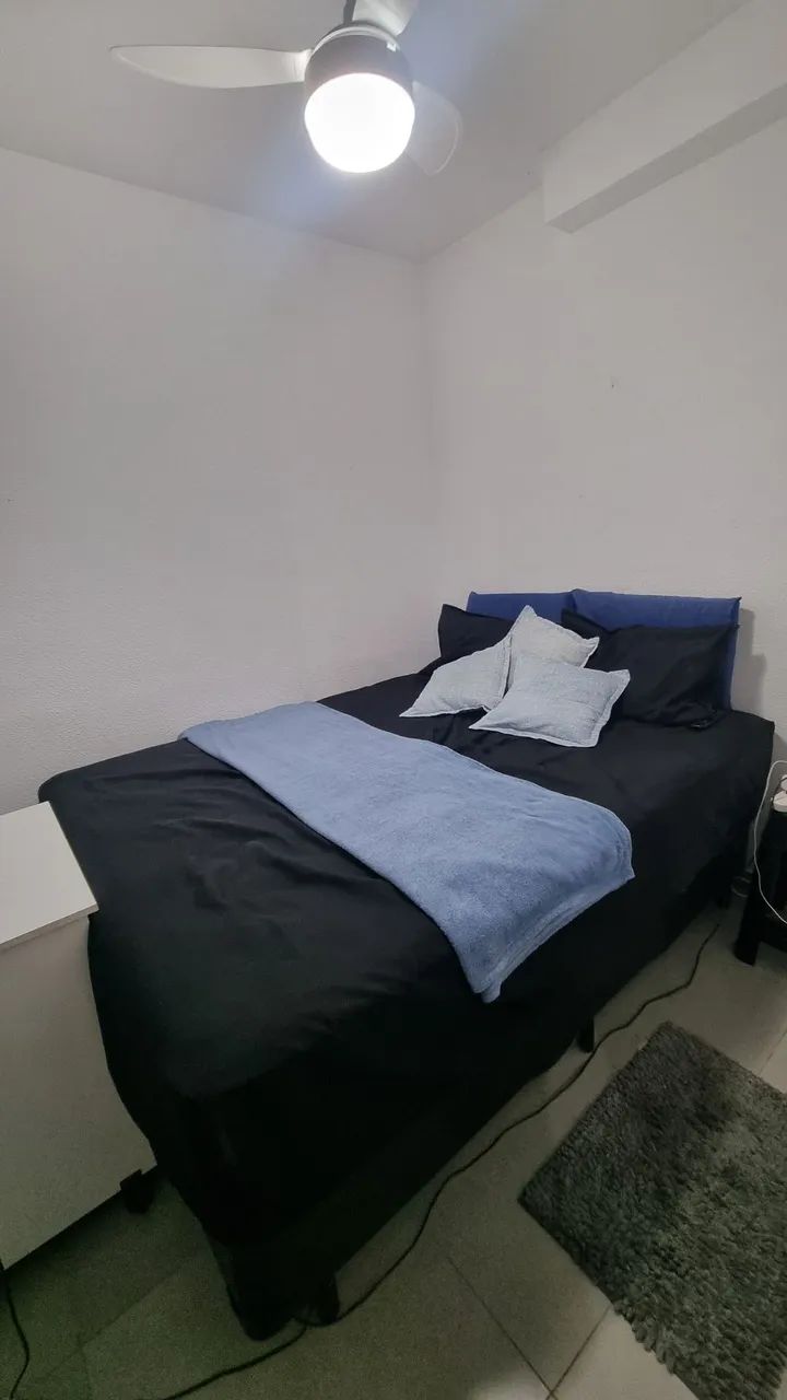 CAMA QUEEN COM BASE E MOLAS ENSACADAS - BOM ESTADO NEGOCIÁVEL  - Foto 3
