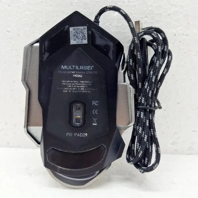 Vendo Mouse USB Gamer Multilaser Warrior MO262 - Foto 5