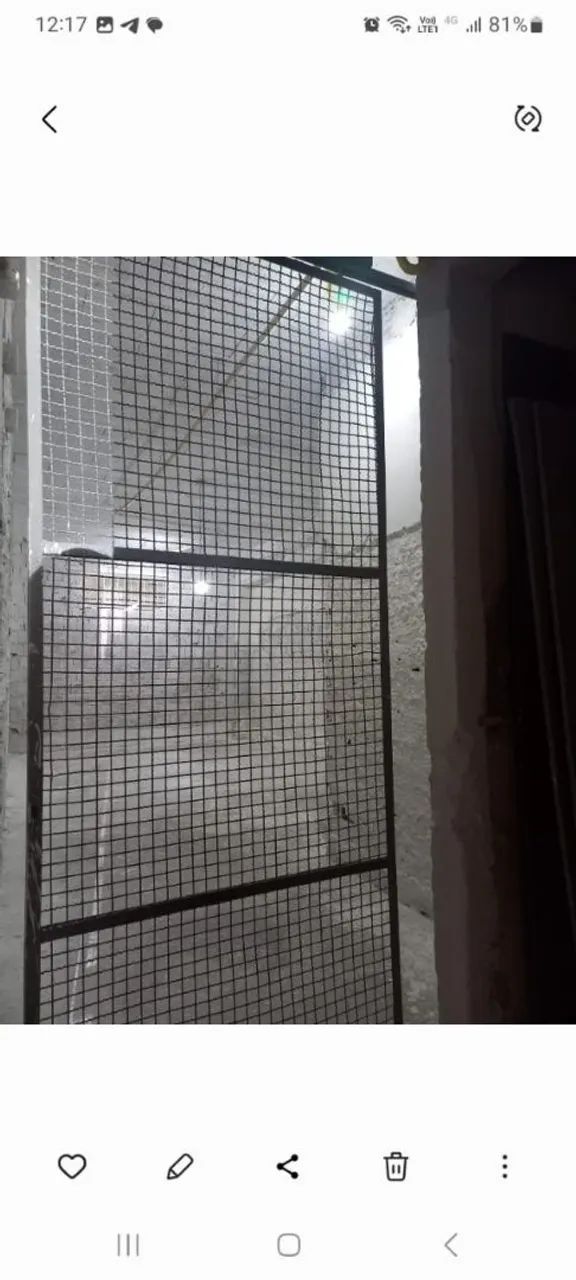 Portão Grade de ferro trançada
