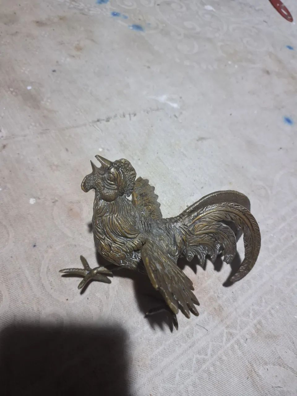 Galo em niniatura .bronze 