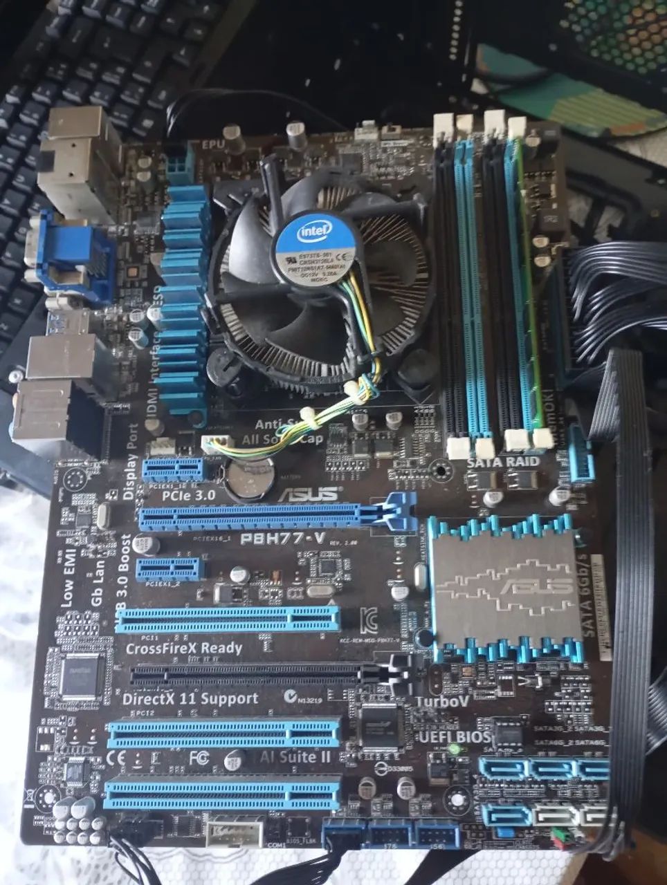 Kit placa + processador e cooler i5 3470  - Foto 2