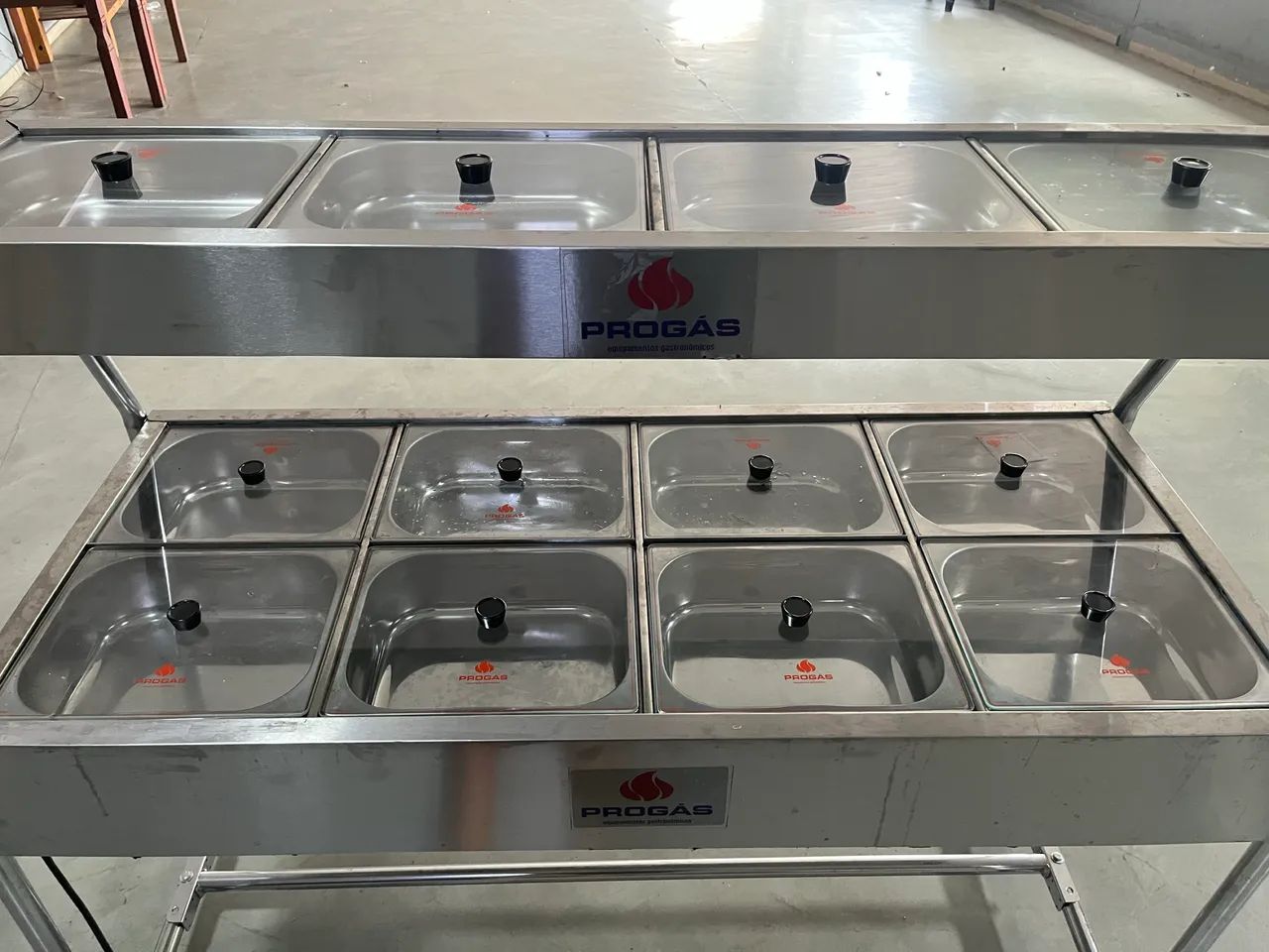 Buffet de inox quente e frio - Foto 2