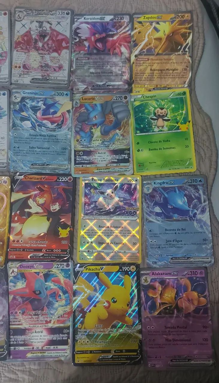 Coleção Cartas Jumbo Pokémon 24 Cartas Oversized  - Foto 5