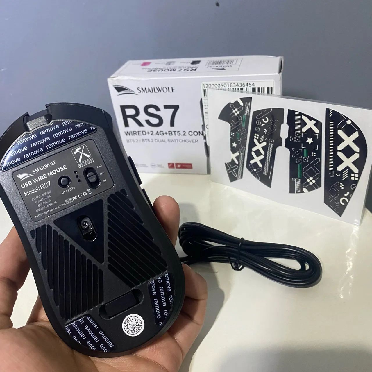 MOUSE RS7 SMAILWOLF GAMER - Foto 3