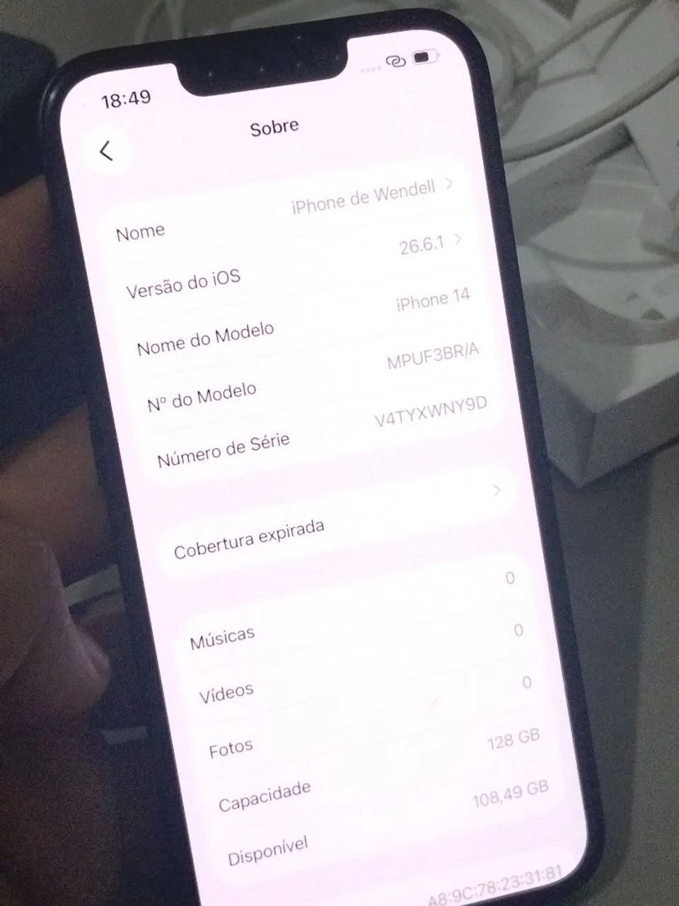 iPhone 14 128GB Meia-Noite (Midnight) - Foto 2