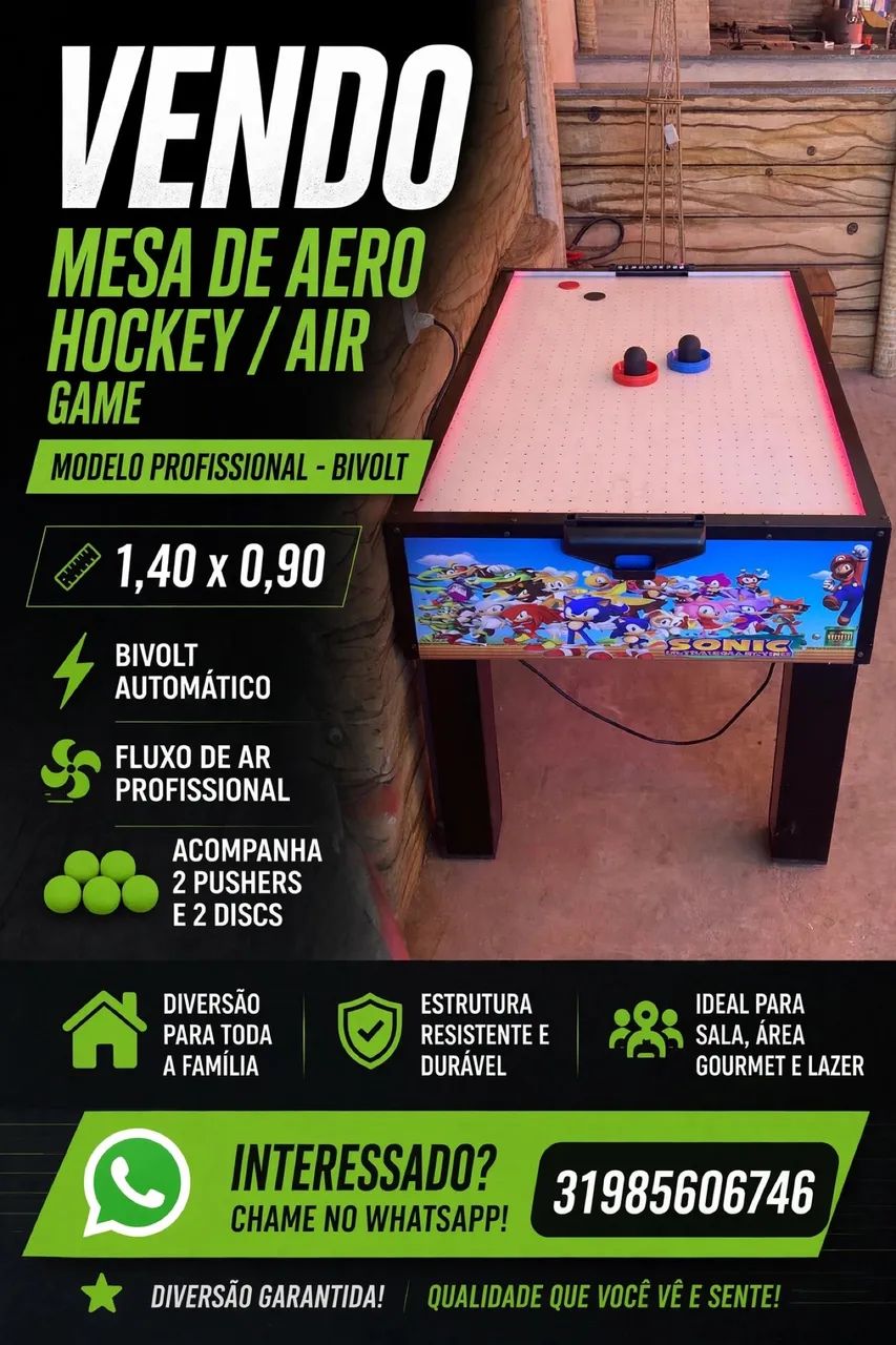 Vendo mesa Air Game
