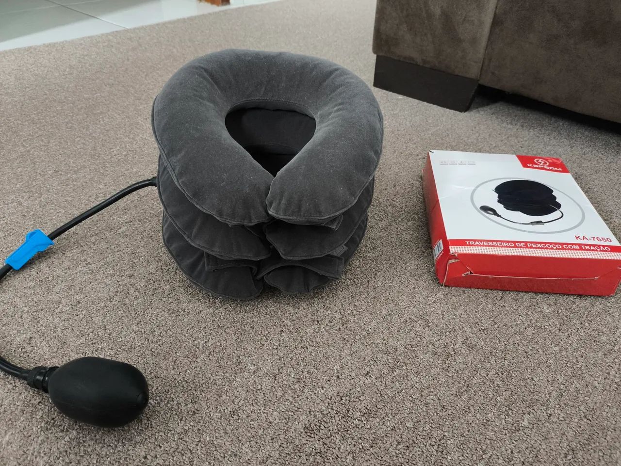 Vendo colar cervical pneumático tração cervical hérnia de disco. - Foto 5