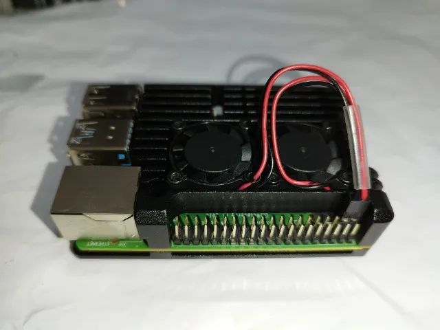 Raspberry Pi 4 B - 4gb Ram + Case de Alumínio duplo cooler | Mini PC