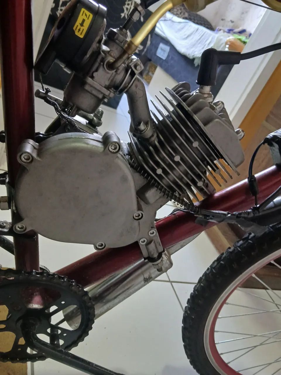 Bicicleta motorizada 80cc - Foto 4