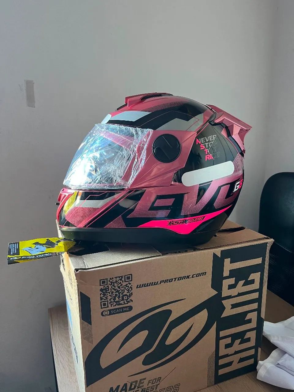 Capacete da Protork  - Foto 3