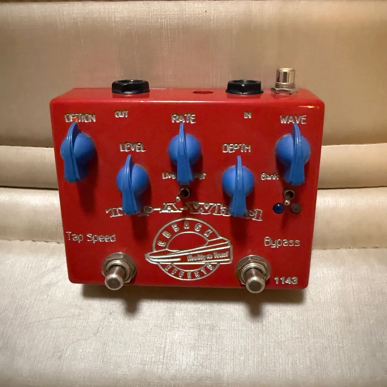 Pedal Tremolo Cusak Effects - Tap a Whril - Super Conservado!!!