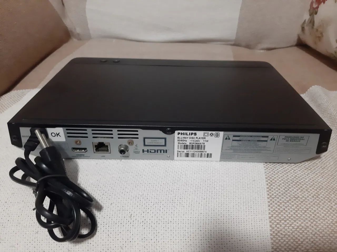 Blu-ray Philips novo,nunca usado!Funcionando tudo! - Foto 2