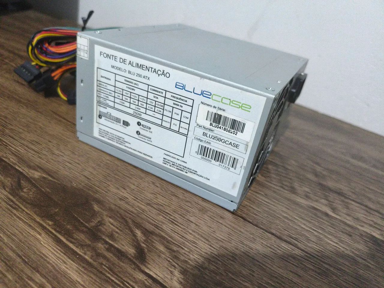 Fonte nova Blu 250 ATX