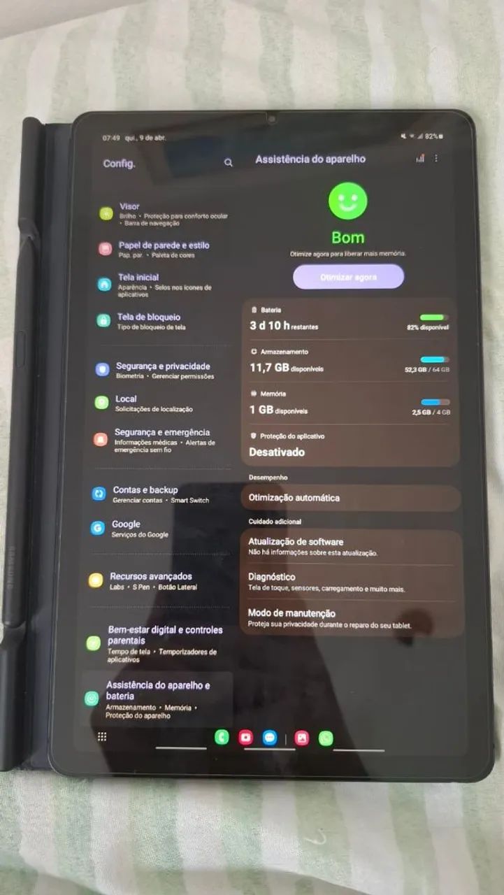 Tablet Tab S6 64gb com acessórios  - Foto 2