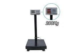 BALANÇA PLATAFORMA 200KG RECARREGAVEL BIVOLT PAINEL 