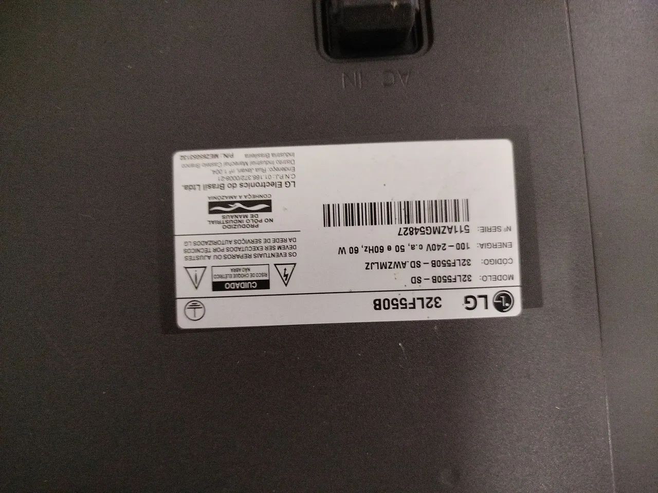 Televisão LG 32 polegadas 