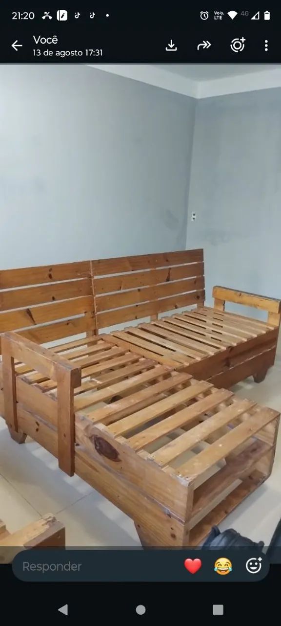 Vende sofá de palete  - Foto 2