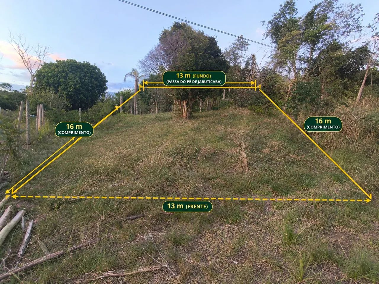 Terreno com 208m²
