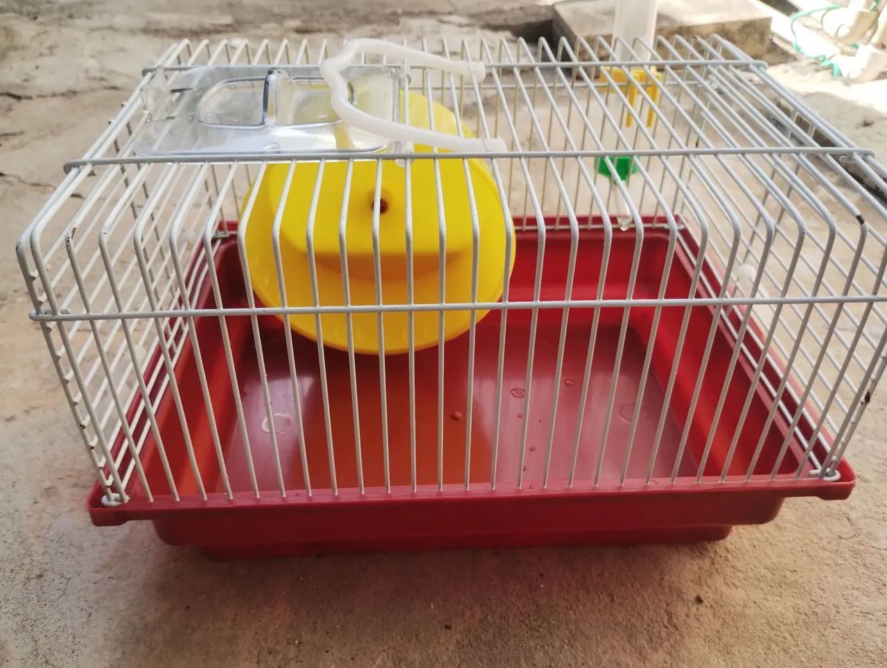 Gaiola pra hamster completa com roda e bebedouro  - Foto 4