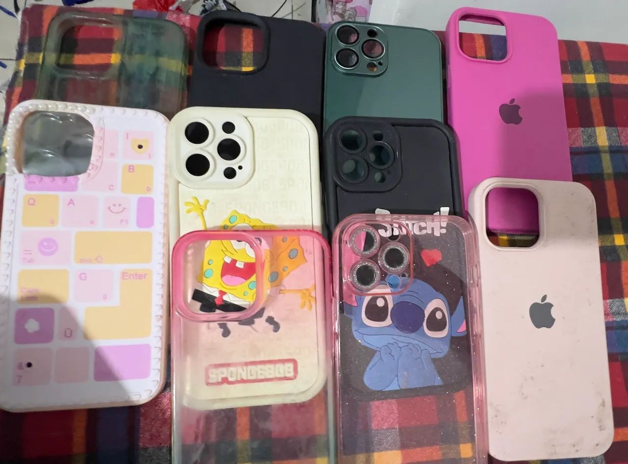 Lote de capinhas IPhone 13 Pro Max 