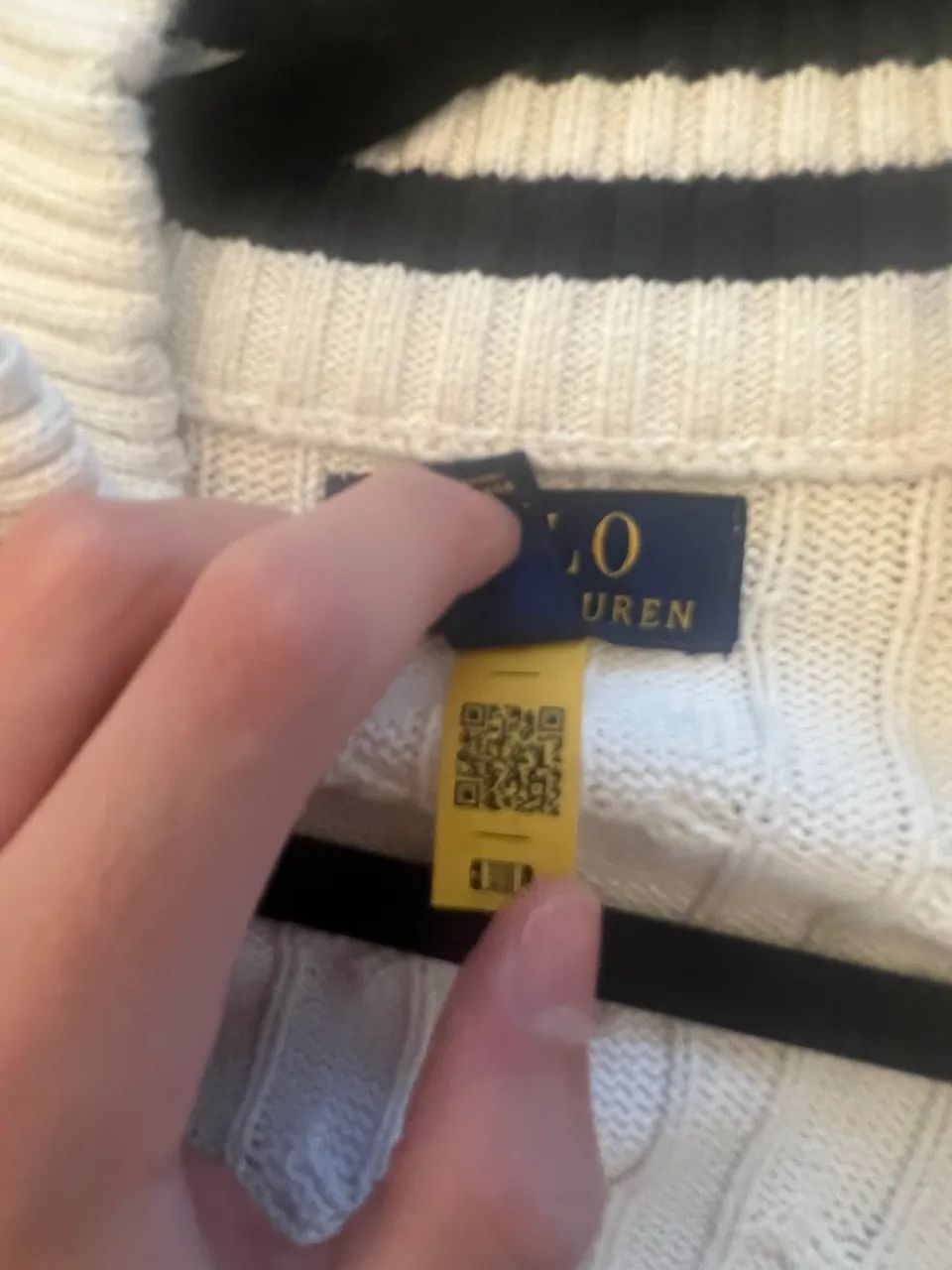 Full Zip Trançado Ralph Lauren P - Foto 3