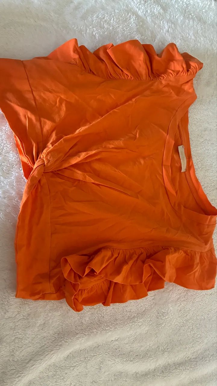 Cropped laranja  - Foto 2
