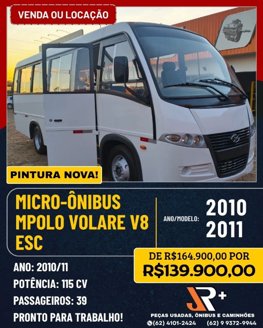 Micro Ônibus Marcopolo Volare V8 2010/11