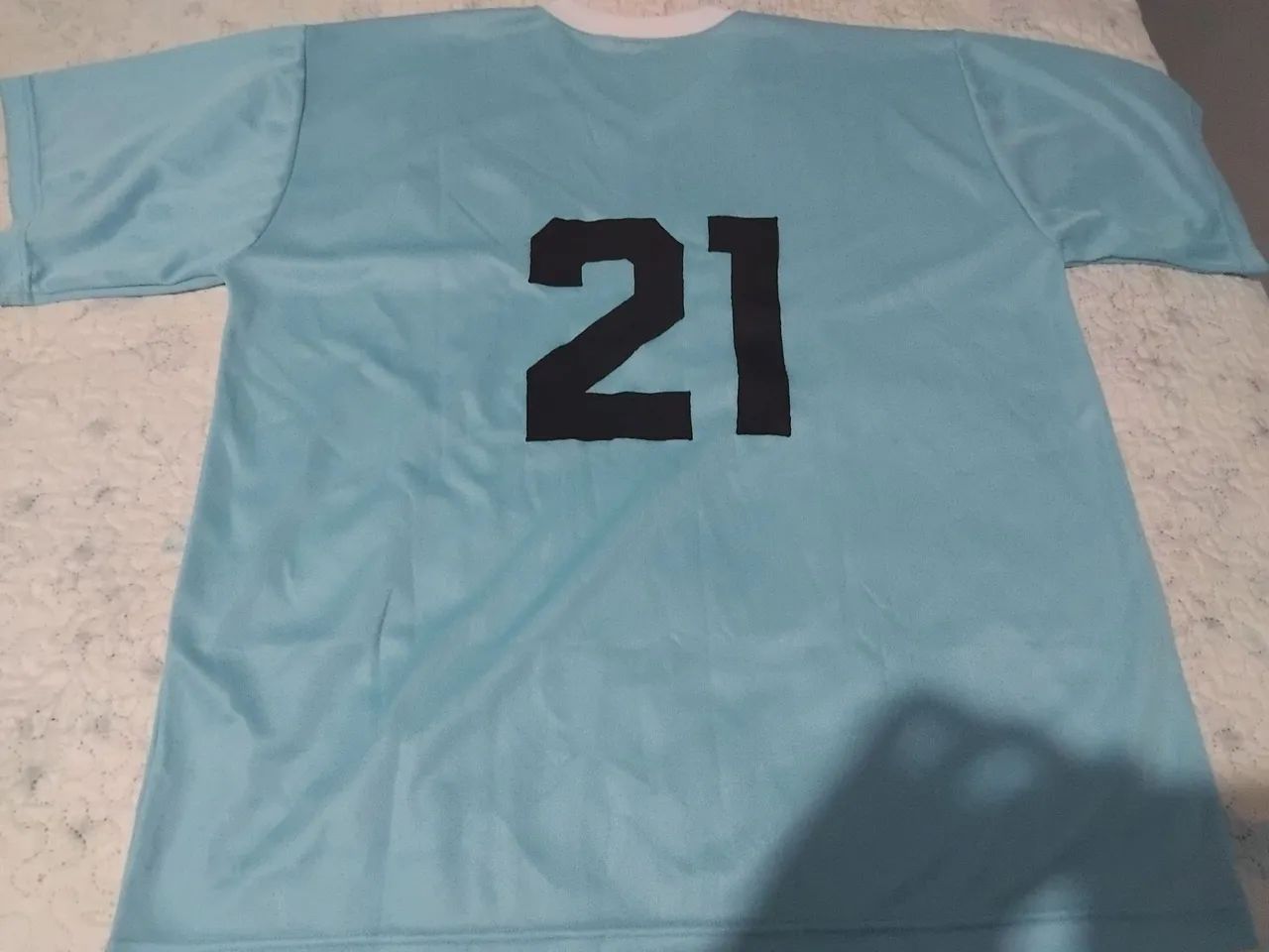 Camisa Grêmio Celeste Modelo Antigo  - Foto 3