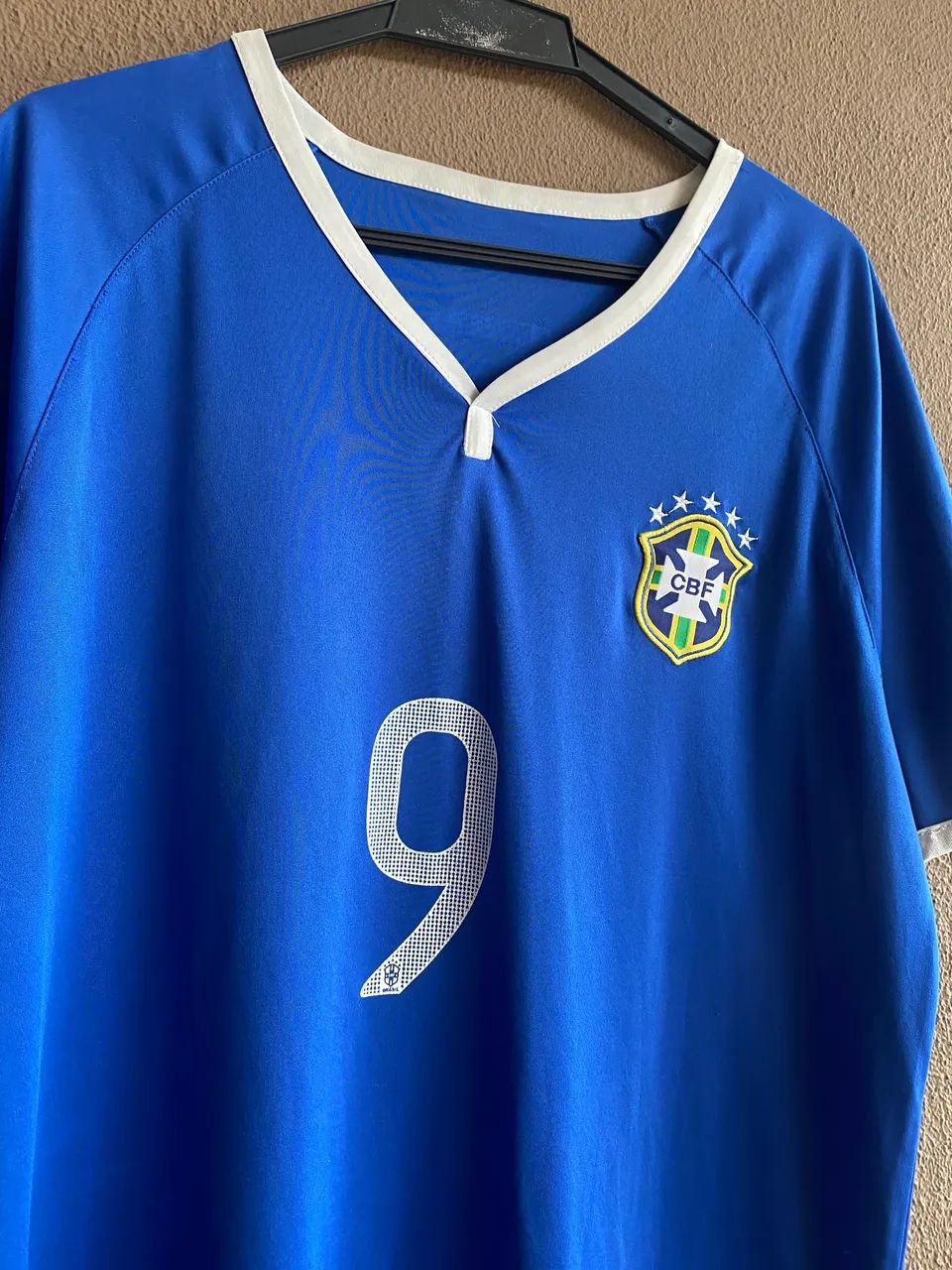 Camisa Seleção Brasileira Azul 9  - Foto 3