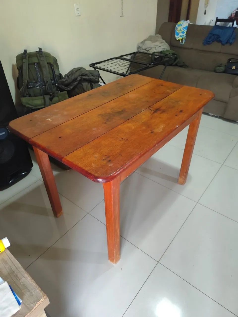 Mesa de jantar em madeira tipo cedro  - Foto 2