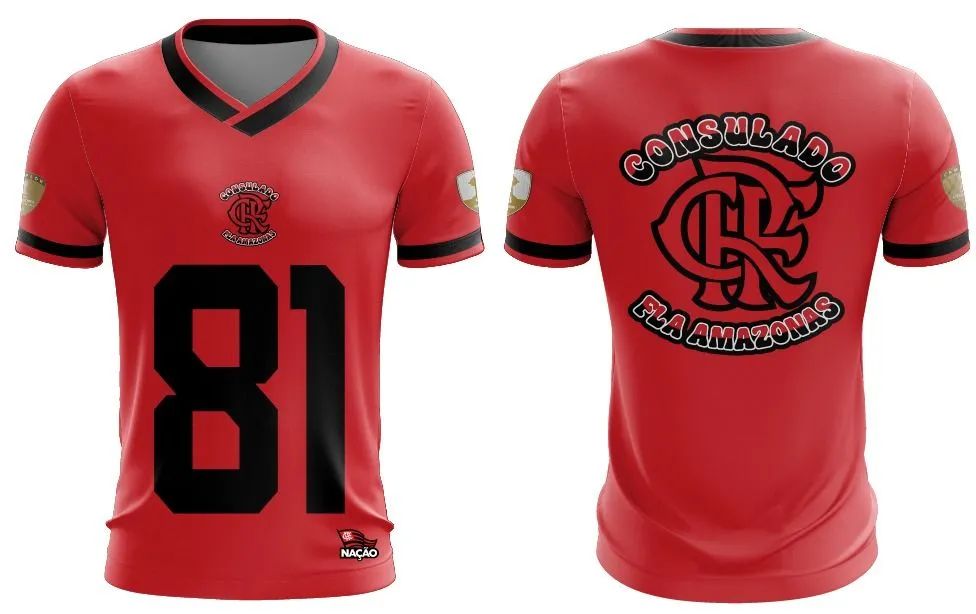 CAMISA CONSULADO RUBRO NEGRO FLA AMAZONAS  - Foto 3