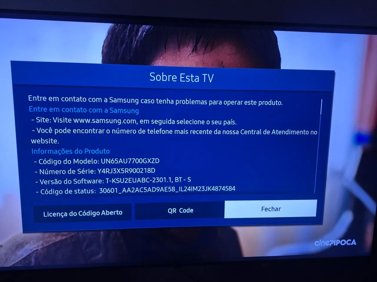 TV Samsung Smart 65" Cristal Led 4k - Foto 2