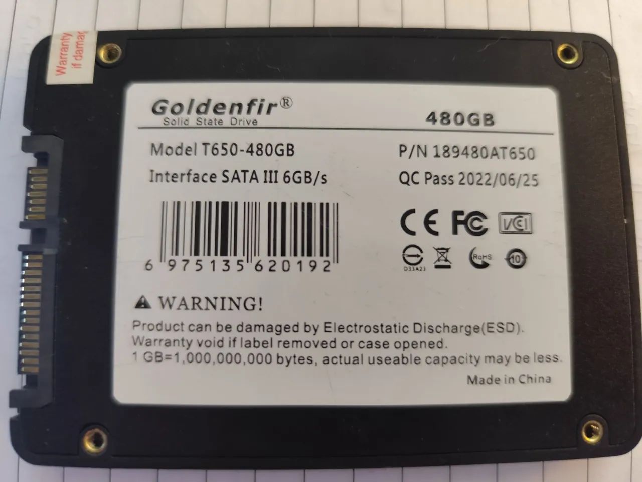 HD SSD 480 GB - Foto 2