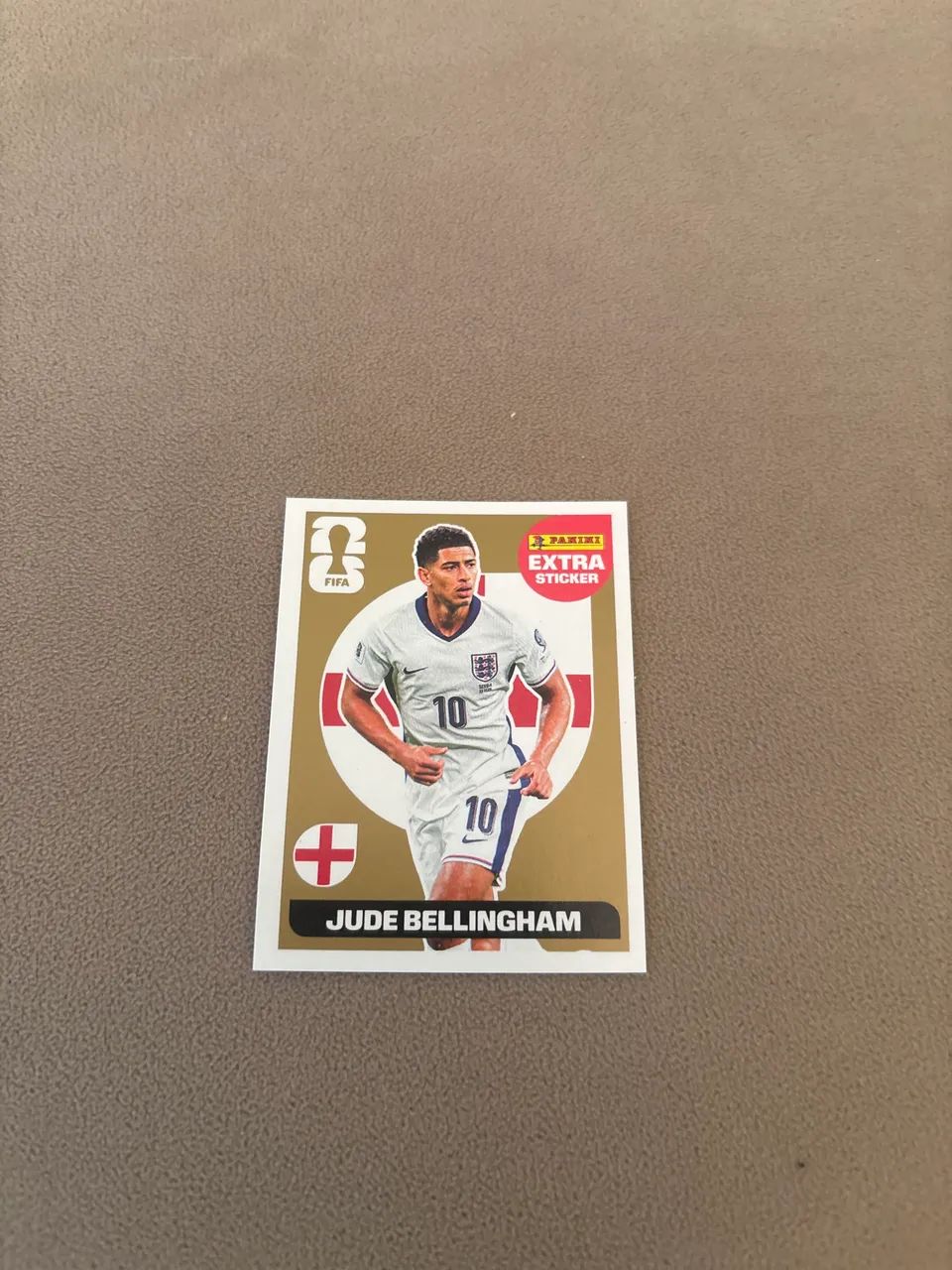 Figurinha extra sticker do BELLINGHAM ouro|dourada