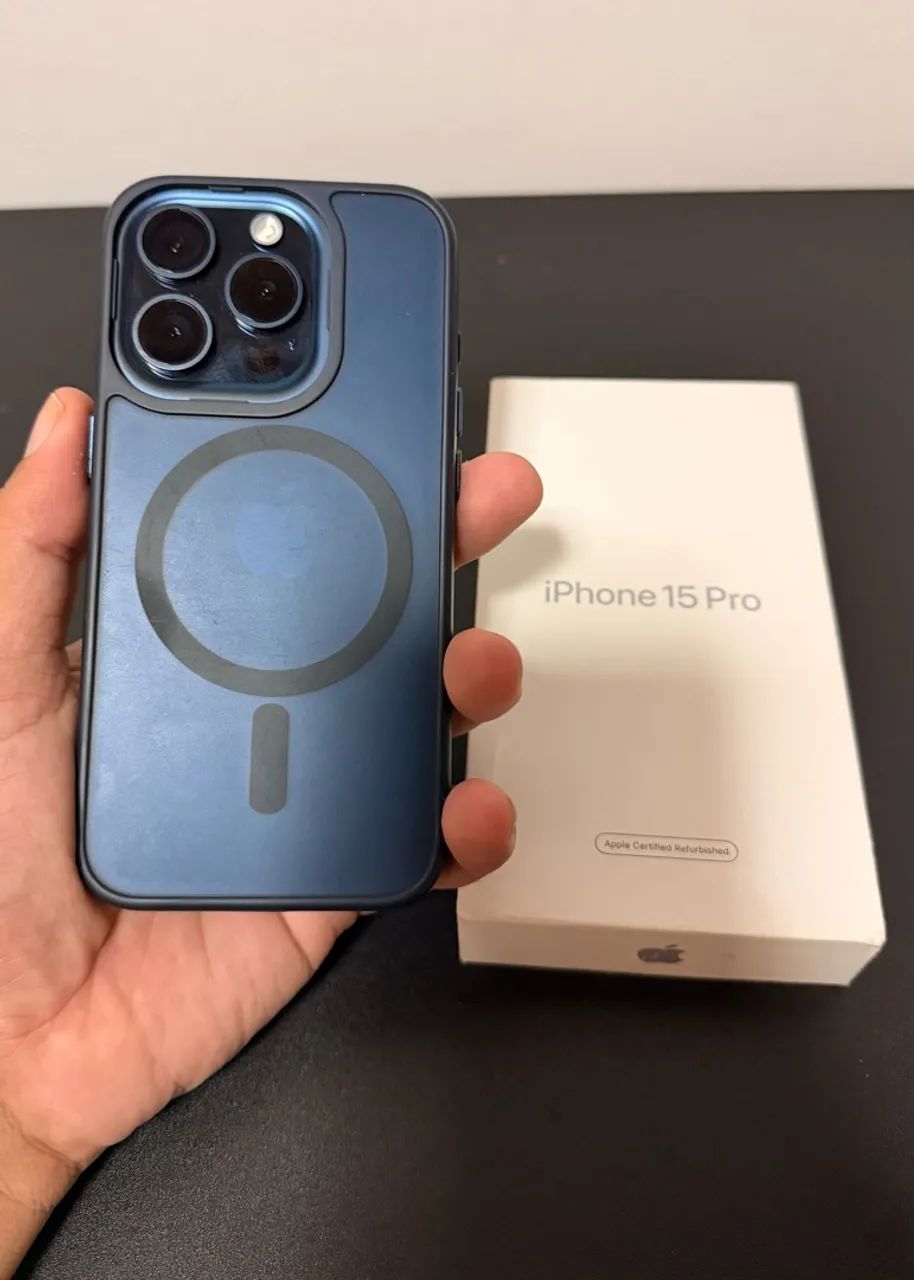 iPhone 15 pro Blue titanium - Foto 3