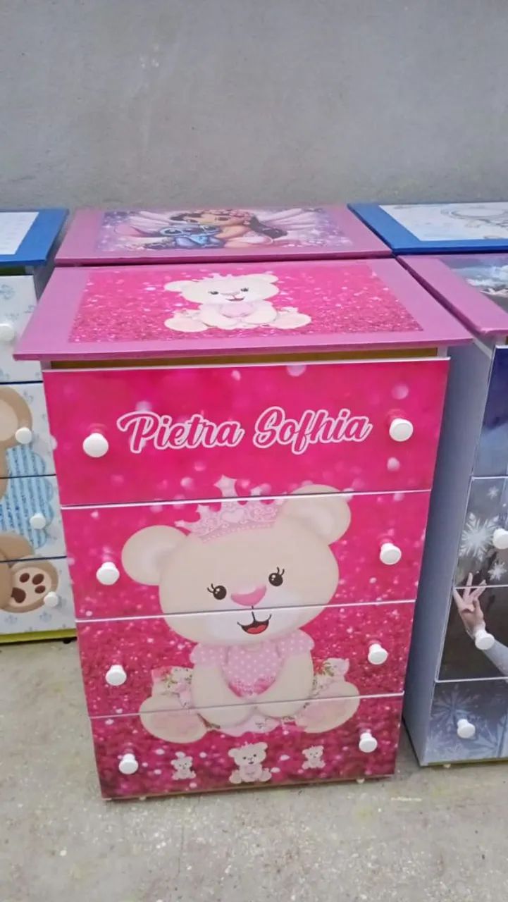 CÔMODAS INFANTIL PERSONALIZADA 