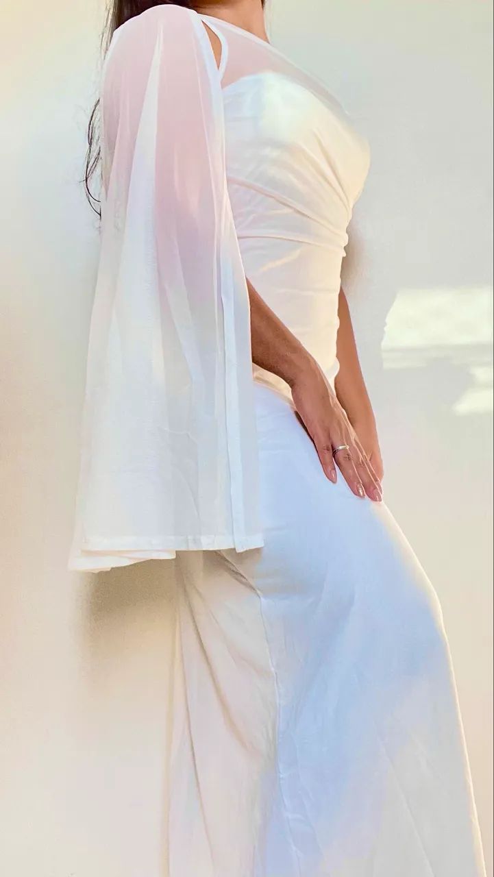 Vestido branco longo  - Foto 5